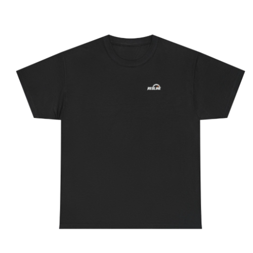 t-shirt R.E.V Rasso noir face avant Redline