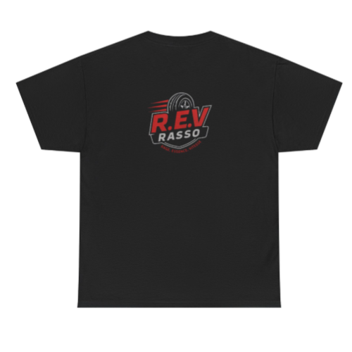 t-shirt R.E.V Rasso logo dos noir Redline