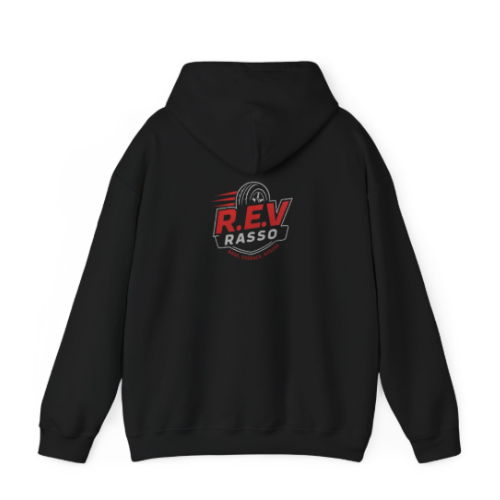 sweat R.E.V Rasso logo dos noir Redline