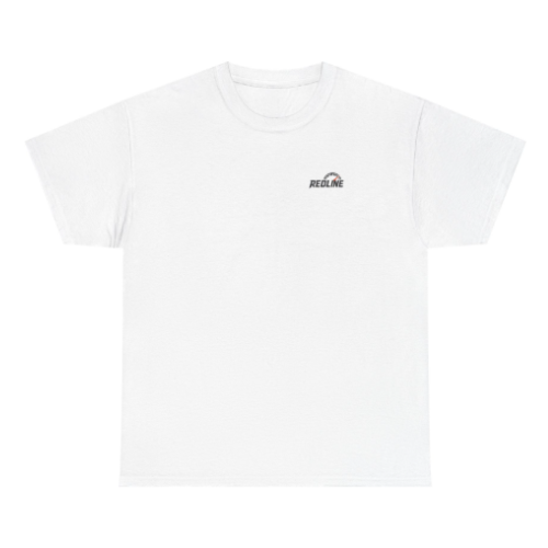 t-shirt R.E.V Rasso blanc face avant Redline