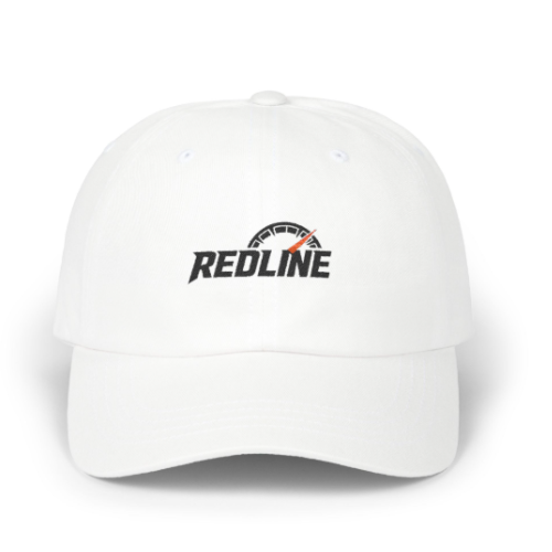 casquette Redline Drivers Club blanche face avant
