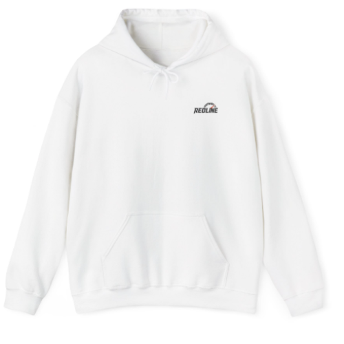 sweat Redline Drivers Club blanc face avant