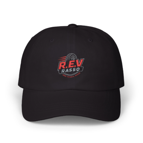 casquette R.E.V Rasso noire face avant Redline