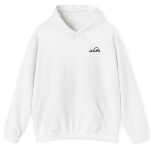 sweat R.E.V Rasso blanc face avant Redline