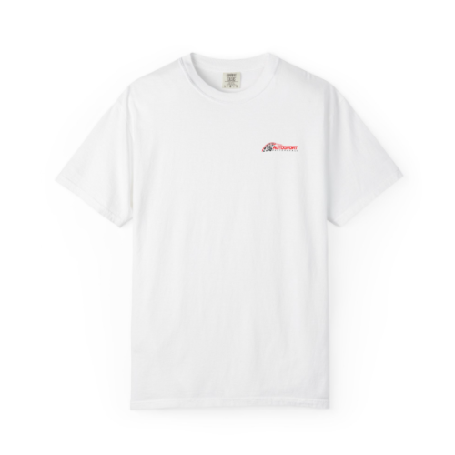 t-shirt AutoSport Performance blanc face avant