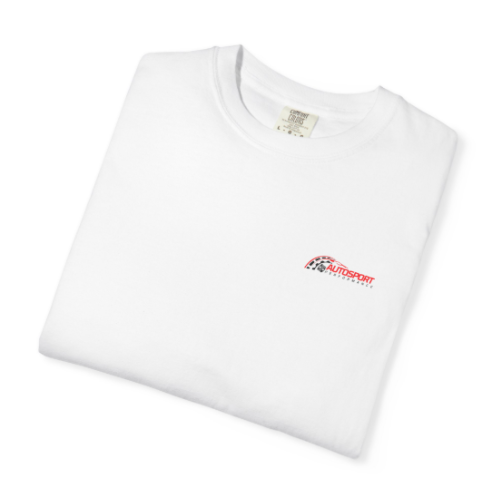 t-shirt automobile AutoSport Performance noir et blanc