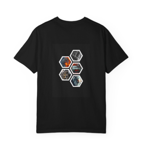 t-shirt AutoSport Performance logo dos noir