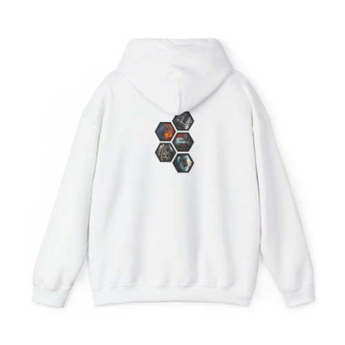 sweat AutoSport Performance logo dos blanc