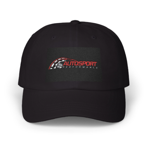 casquette AutoSport Performance noire face avant