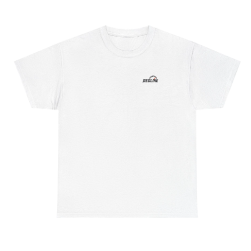 t-shirt automobile Redline Drivers Club blanc face avant