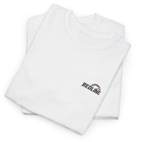 t-shirt Redline Drivers Club blanc streetwear unisexe